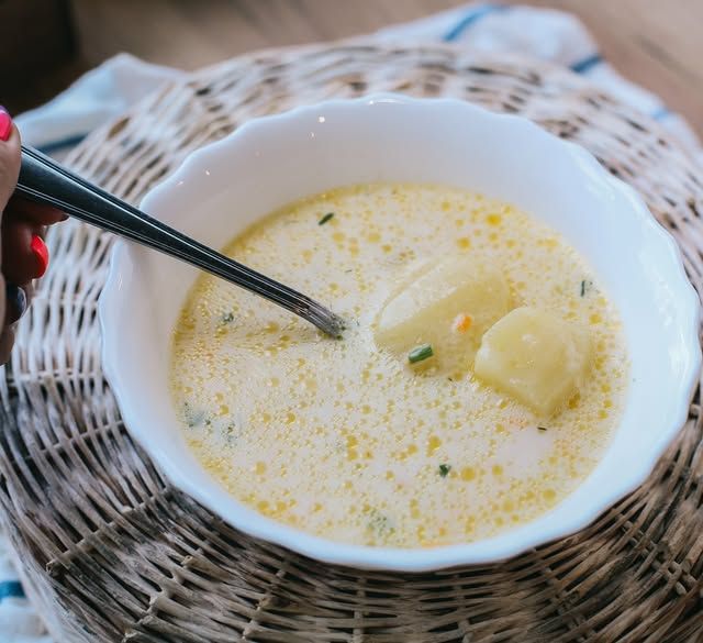 Домашний сливочный суп с картофелем
